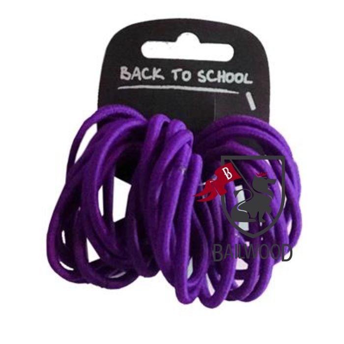 Hair Elastics-Purple