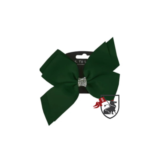 Jo Jo Hair Bows-Bottle Green