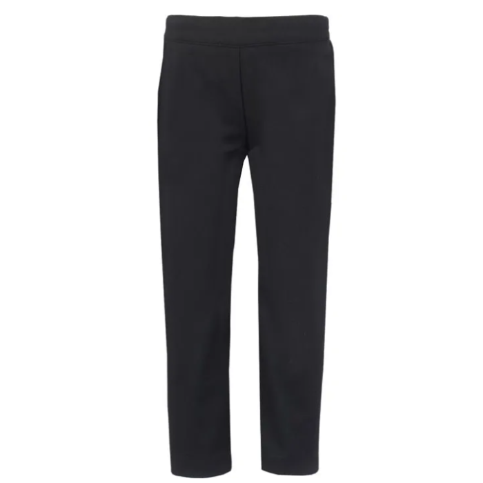 Junior Girls Slim Fit Trousers (Black)