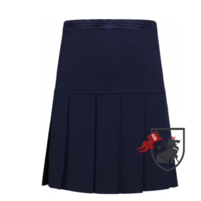 Fan Pleat Skirt (Navy)