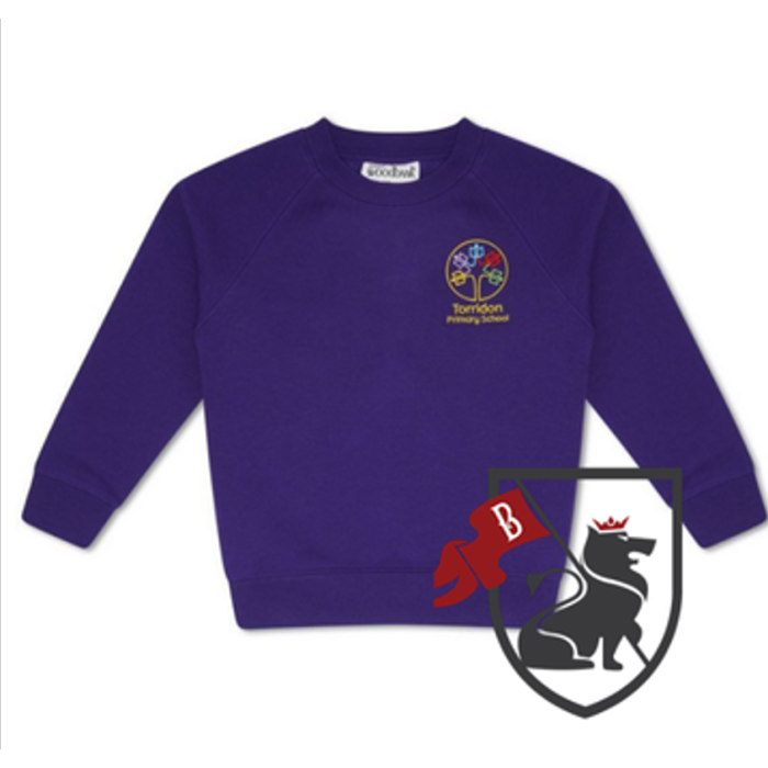 Torridon Primary School Crew Neck Sweater With Logo