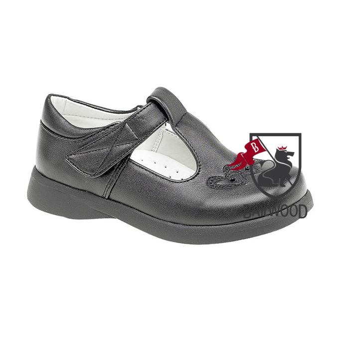 Boulevard C732A Girls Velcro Shoes