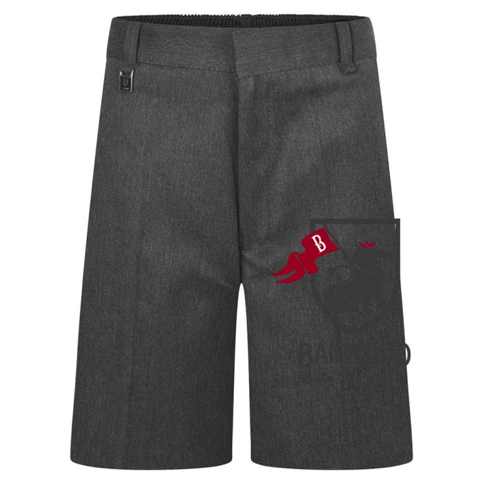 Standard Fit Shorts (Grey) - JUNIOR