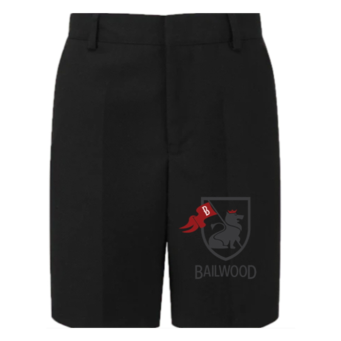 Standard Fit Shorts  (Black) - SENIOR