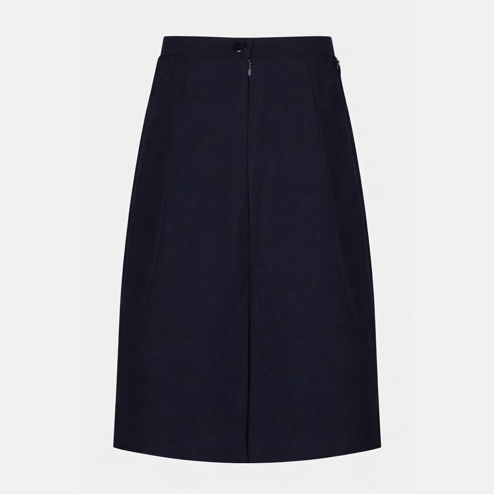 Back Vent Skirt (Navy)