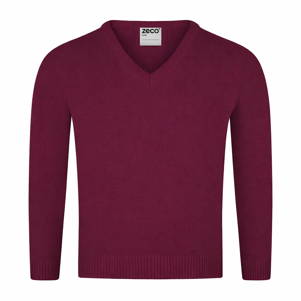 Knitted V-Neck Jumper