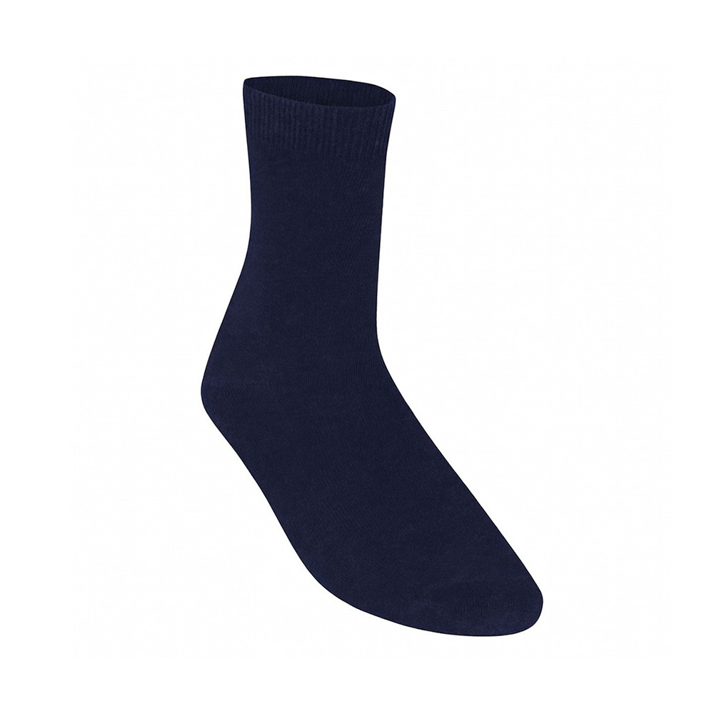 Every Day Cotton Socks - Three in a Pack (Navy)